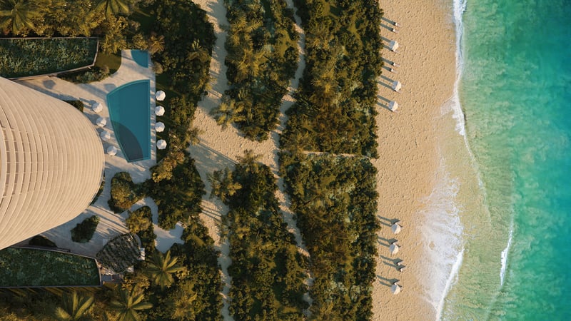 Rivage Bal Harbour, Miami beachfront pool and Atlantic view, boutique tower of luxury and ultra luxury condos; exclusive preconstruction in Bal Harbour.
