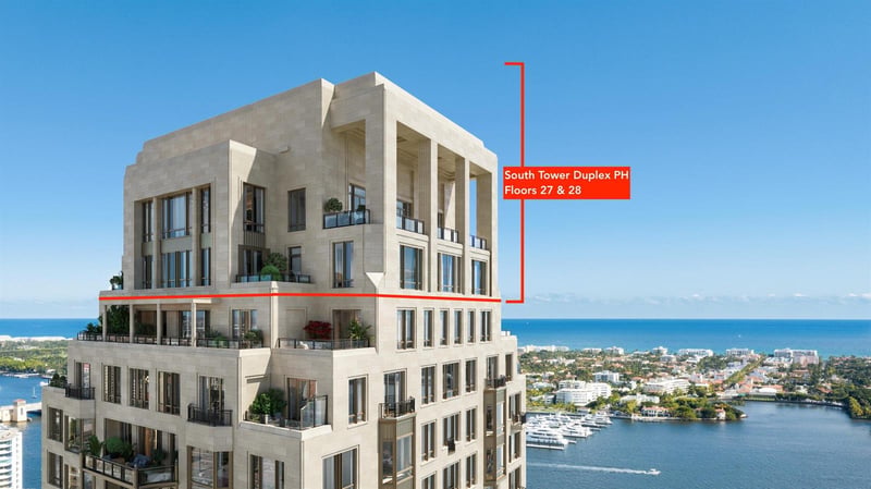 JEFFERSON PARK,South Flagler House — 1355 FLAGLER #South Tower Duplex Ph
