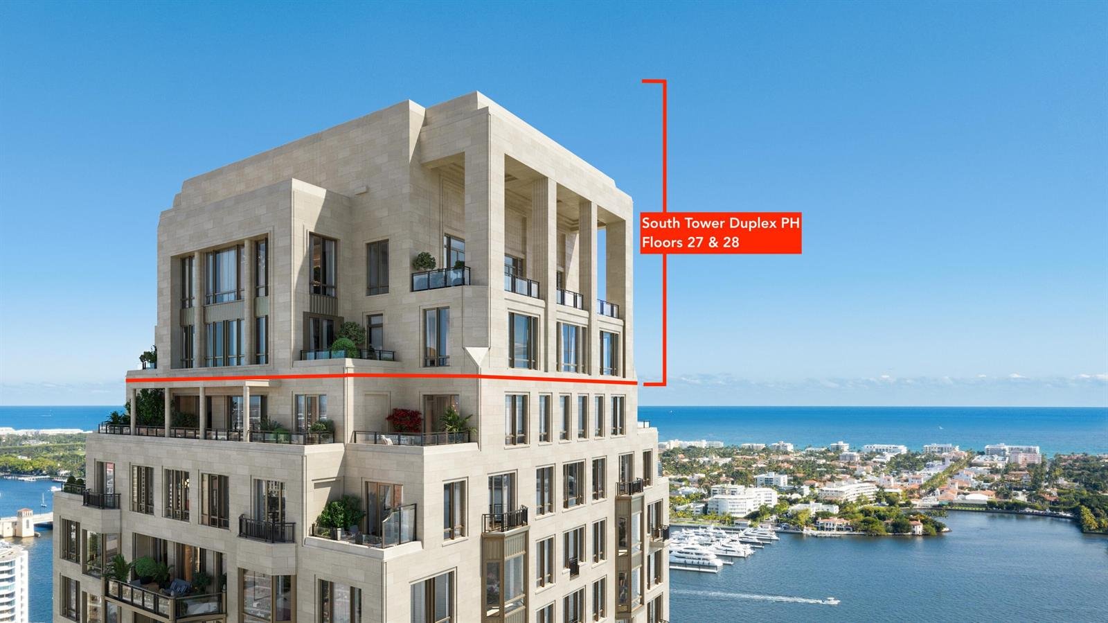 1355 FLAGLER #South Tower Duplex Ph