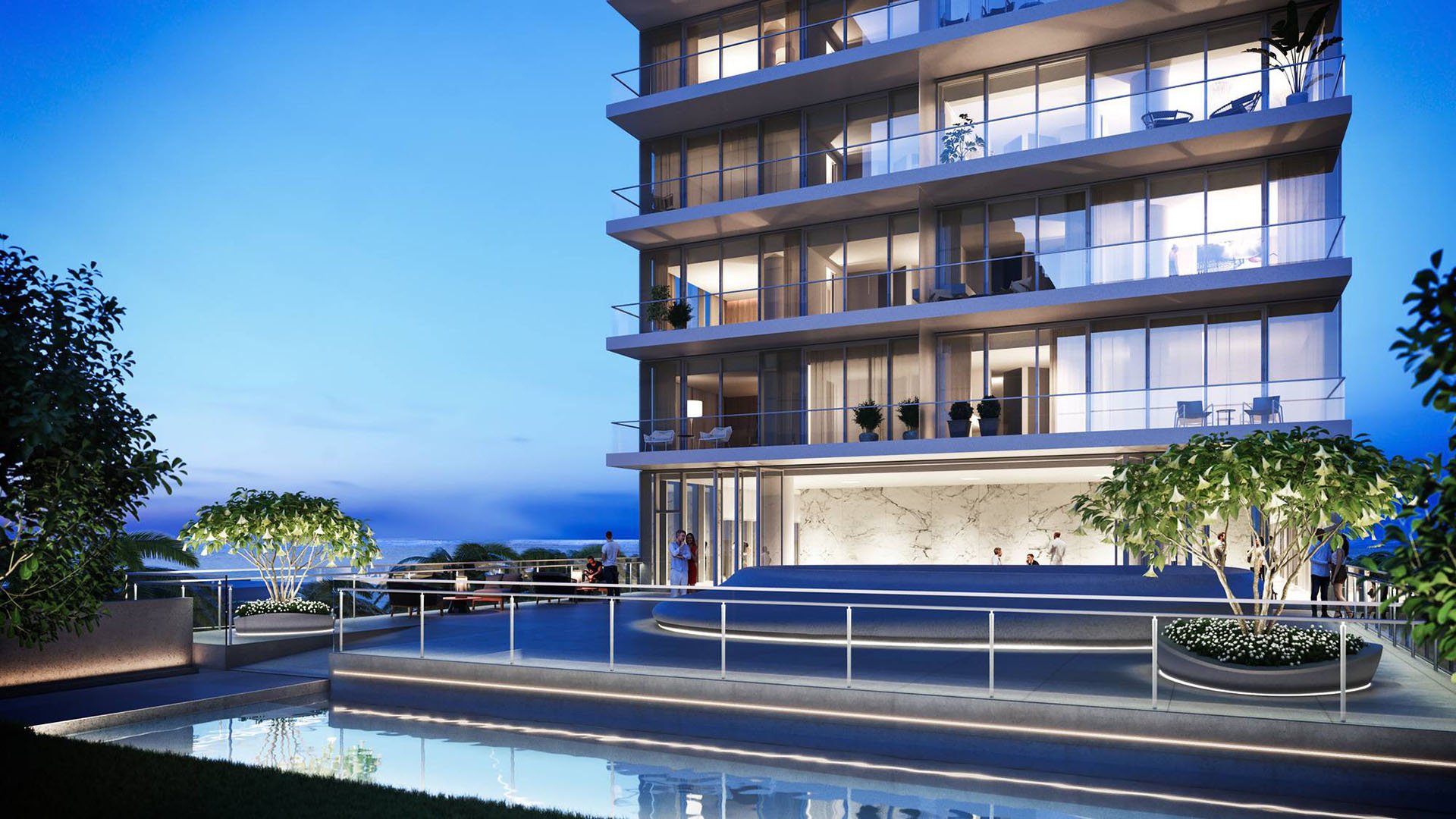 2000 Ocean Hallandale Beach for buyers who want direct sand and a quieter visual identity