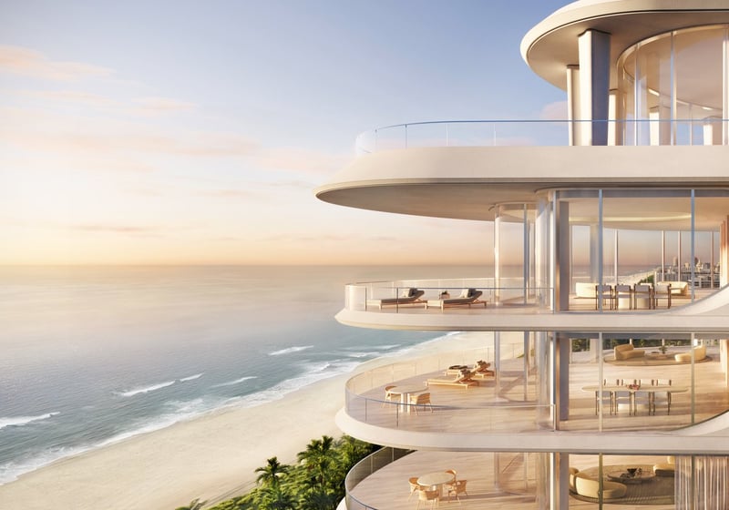 Shore Club, Miami Beach oceanfront condo architecture, landmark address of luxury and ultra luxury condos; preconstruction.