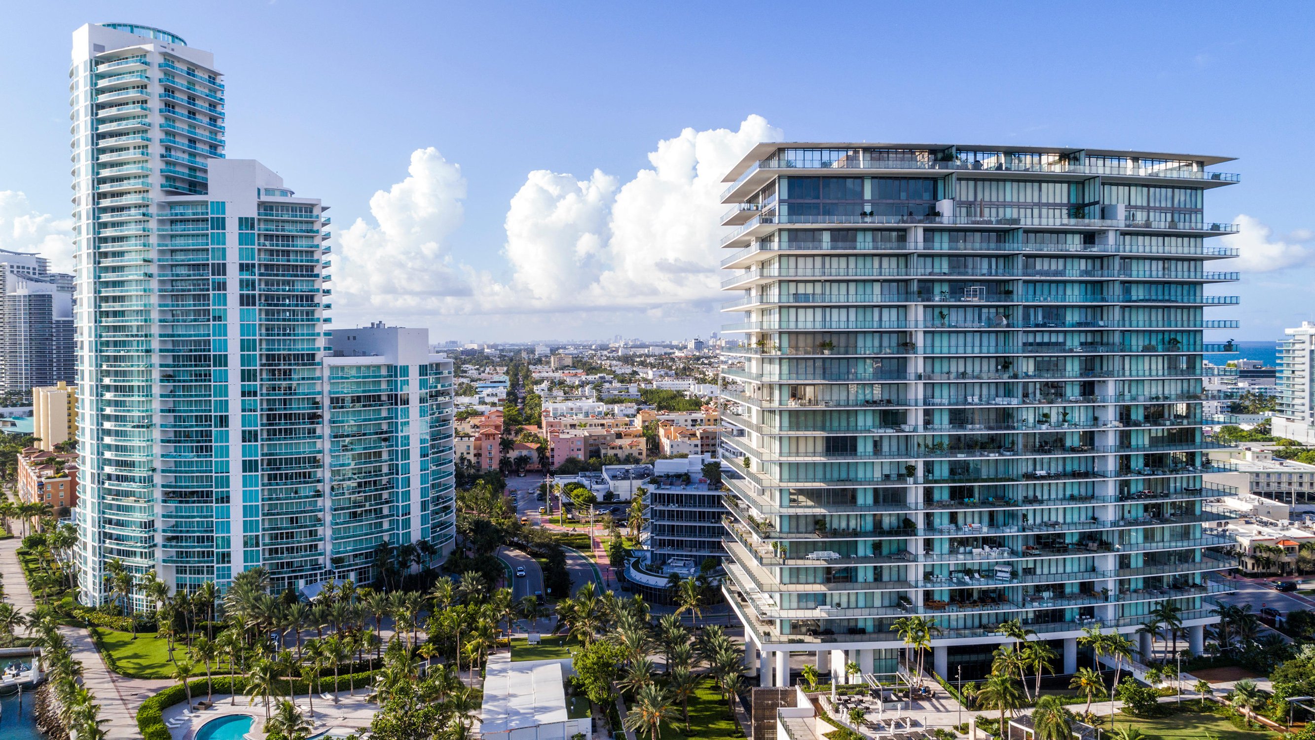 South of Fifth, Miami Beach modern architecture shaping the skyline—design‑forward district of luxury and ultra luxury condos; preconstruction and resale.
