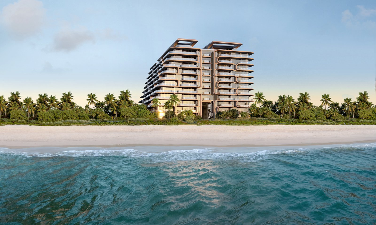 The Delmore, Surfside Miami beachfront modern architecture, ultra luxury and luxury condos directly on the sand; preconstruction.