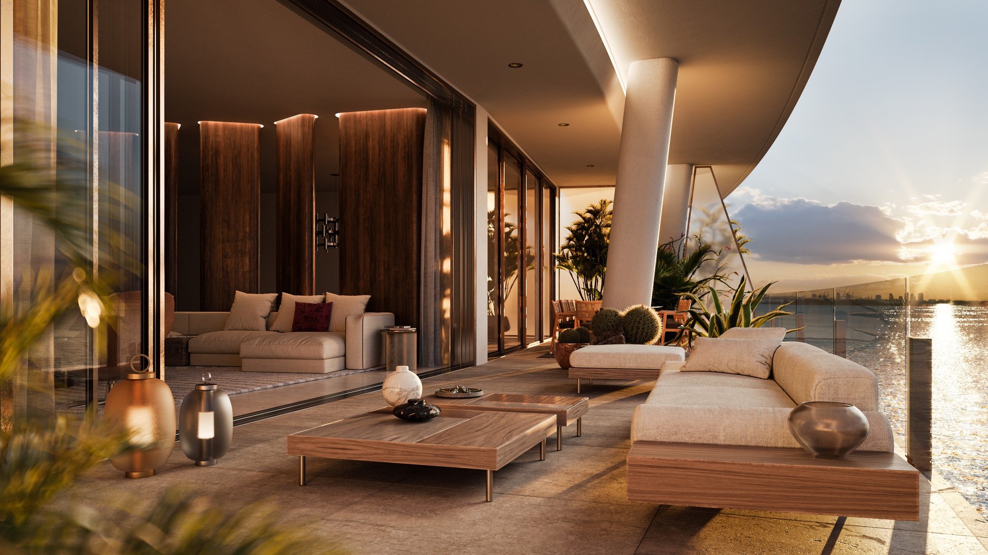 Vita at Grove Isle, Coconut Grove sunset veranda facing Biscayne Bay—island‑style luxury and ultra luxury condos; preconstruction.