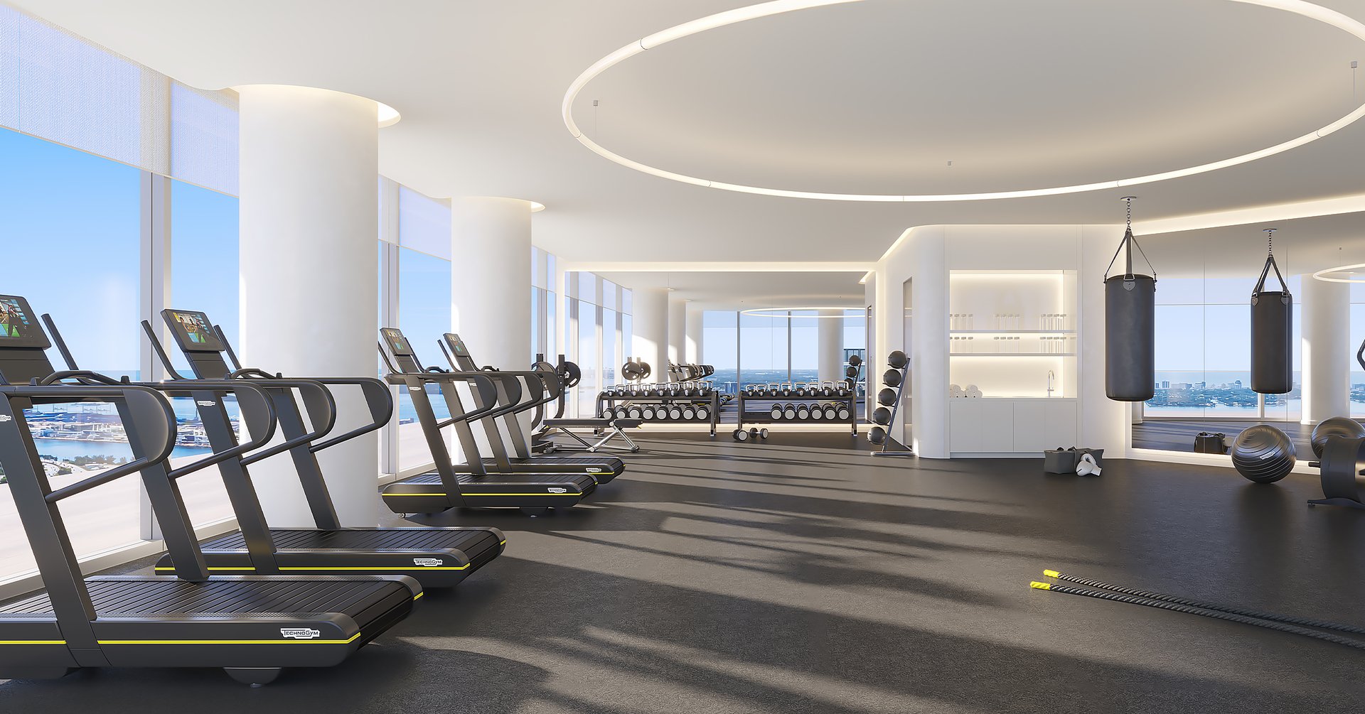 A state-of-the-art Fitness Center & Yoga Studio, and a full spa treatment program serviced by EDITION® to relax your senses. The condominium also features a full-service poolside Lounge and Bar to relax, which connects seamlessly to the cabana-lined bayfront pool.