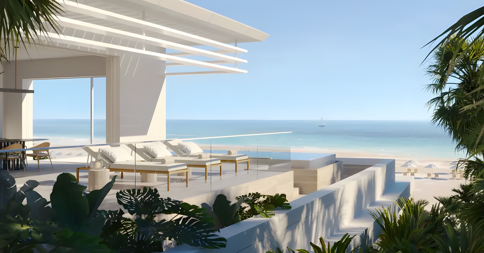 Steps away from their home, residents will find a pristine stretch of clear beaches and turquoise water to enjoy at any moment.