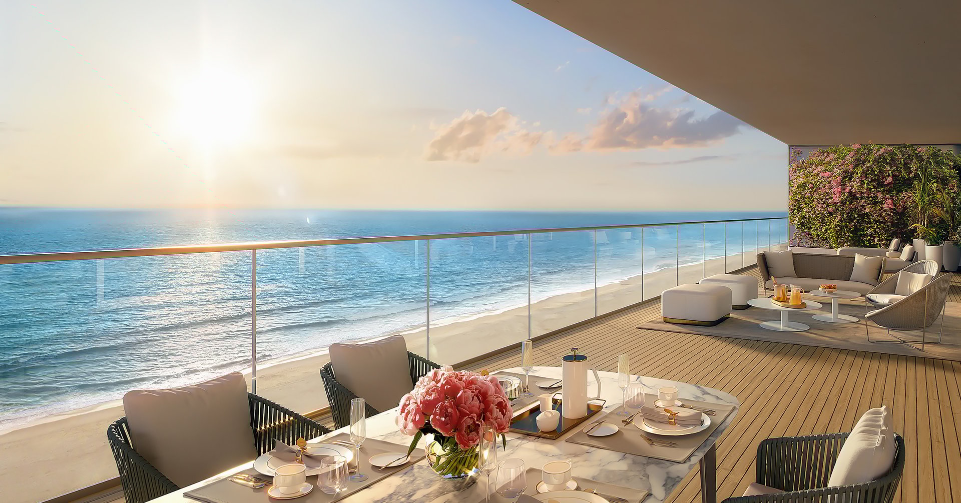 Developed by Fortune International & Château Group and designed by Arquitectonica with interiors by Patricia Anastassiadis.