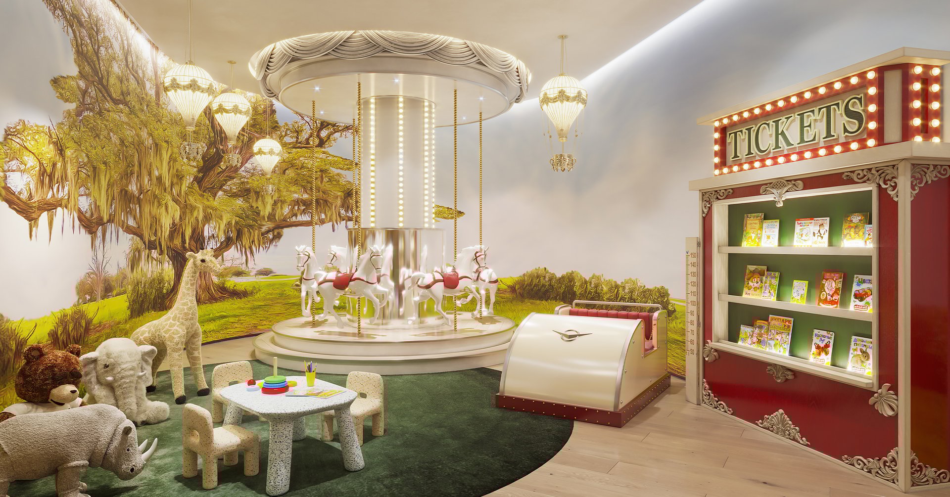 Kids are more than welcome at this luxury complex. Baccarat boasts a children’s playroom where they can learn, have some fun and make new friends.