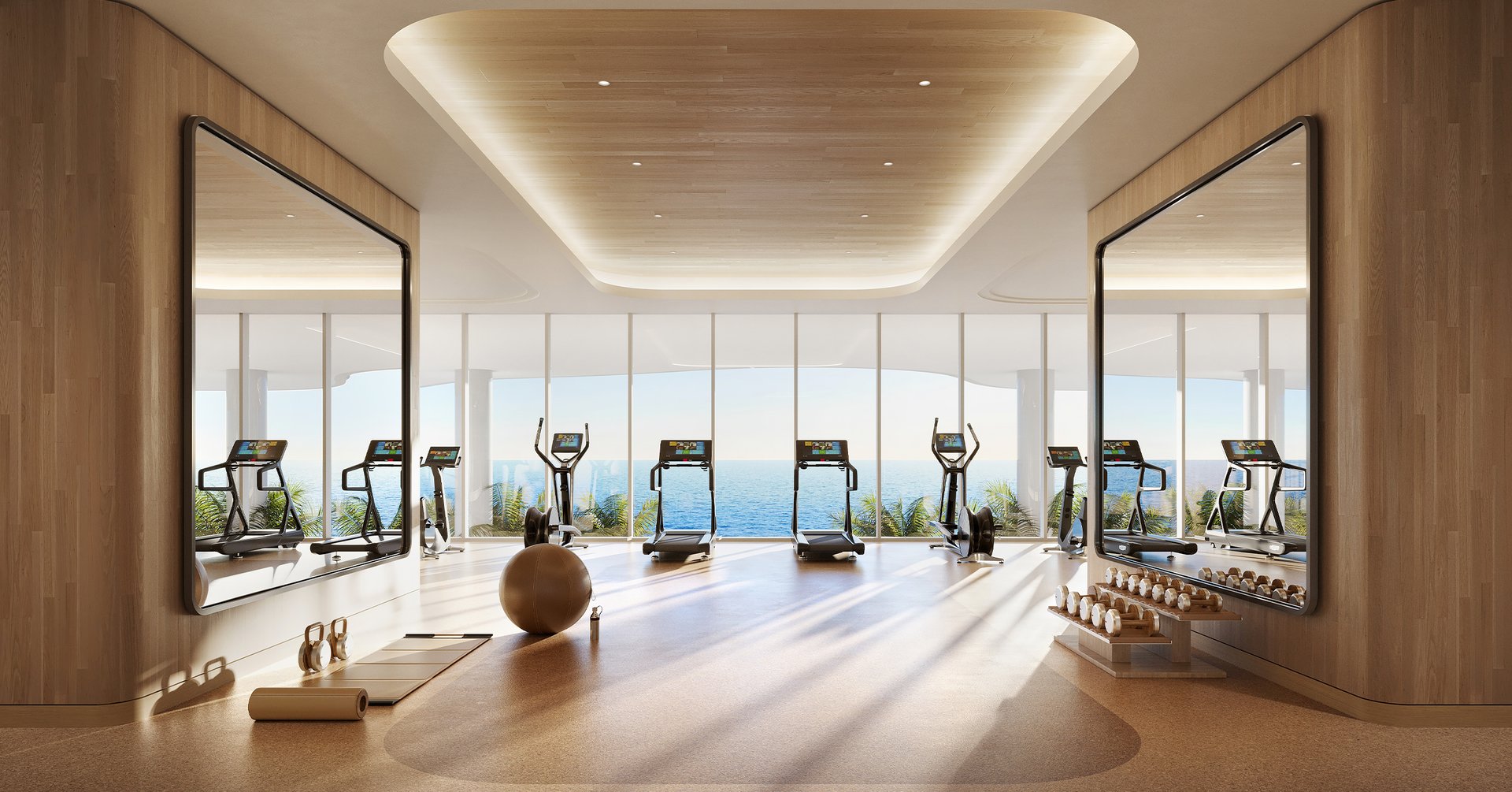 Equipped with a wide array of high-end exercise machines and equipment, this modern fitness center ensures residents have everything they need for a comprehensive and effective workout.