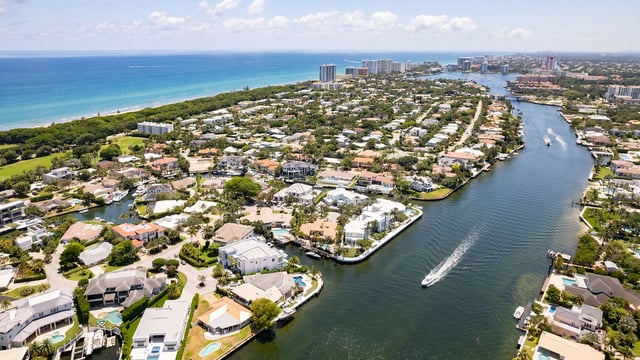 Assessing The Private Yacht Slips And Navigable Water Access At 749 Bamboo Dr Boca Raton
