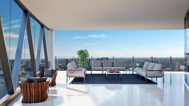 The Sunny Isles Skyline: High-Speed Elevators and Oceanfront Grandeur