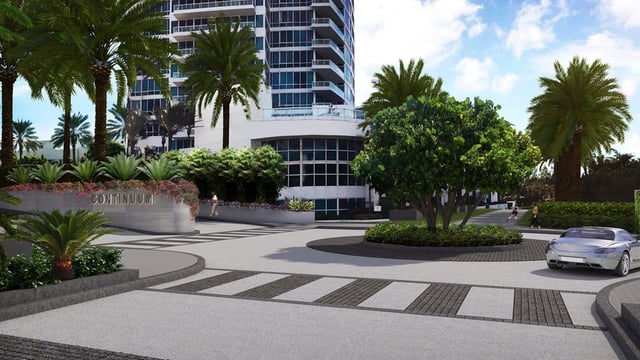 Apogee vs Continuum in South Beach: Privacy & elevator flow