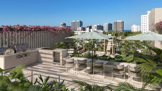 Evaluating The Rooftop Summer Kitchen Configurations At Mila Bay Harbor Islands