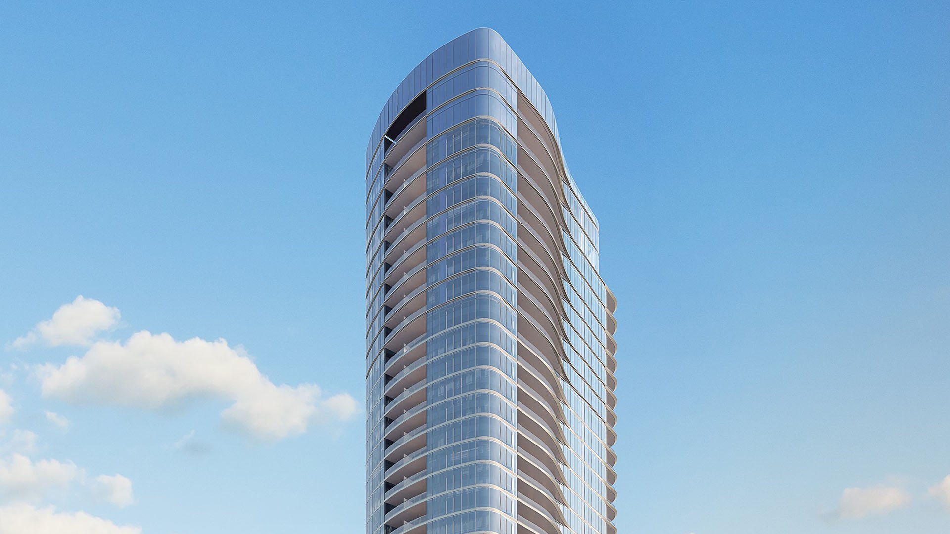 Comparing the Aesthetics of Curved Glass Balconies: Una Residences Brickell vs. Andare Residences