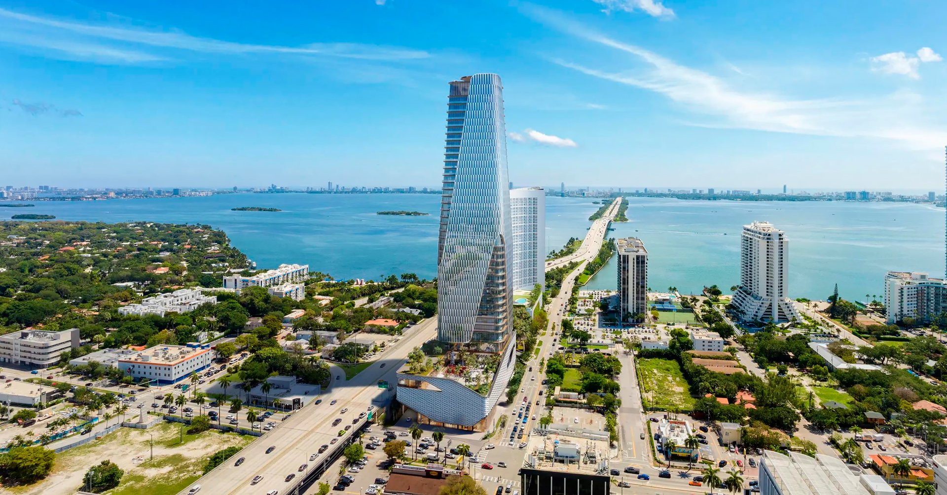 Anantara Residences Miami Edgewater is situated in Edgewater, positioned within Miami’s convergence of Design District, Midtown, Wynwood, and Miami Beach. The neighborhood is framed as effortless and well connected, with dining, boutique shopping, wellness destinations, and everyday essentials close at hand. The setting supports a city-forward lifestyle while maintaining a calmer residential rhythm aligned with the project’s resort and vitality focus.