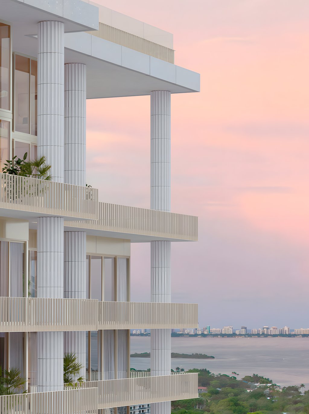 Developed by Fort Partners with Raycliff Capital, Miami Design District Associates, and Constellation Hotels Holding, aligning residential living with district stewardship.