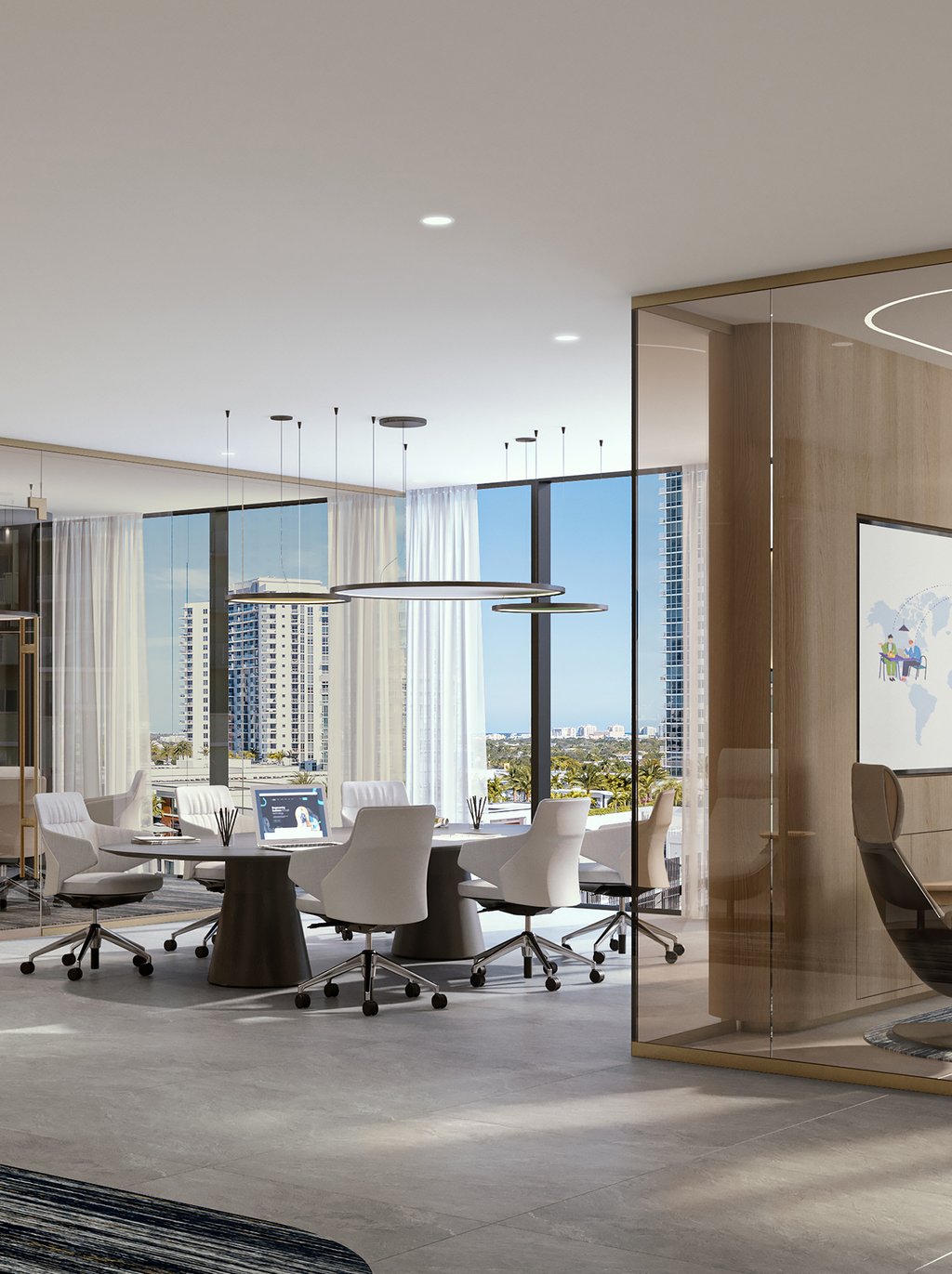 Designed with remote workers and next-generation professionals in mind, the coworking lounge and meeting areas offer a conducive environment for productivity.