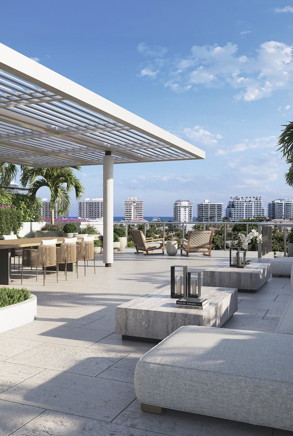 Bringing their sophisticated vision to South Florida once again, La Baia North is the latest project from New York developer Ian Bruce Eichner and designed by the internationally acclaimed architect Luis Revuelta. A revolution that began in 2002 with the iconic Continuum condominium and now goes beyond in La Baia North, including over 20,000 square feet of resort-style amenities and a private marina, featuring direct ocean access for boating and water activities. With landscapes by C. Right Studios and interiors curated by Durukan Design, La Baia North rises as the place where exclusivity is the ultimate luxury, just a few minutes away from unique cafés, fine dining, and world-class shopping. This project also puts Bay Harbor Islands on the map as a one-of-a-kind community in South Florida.