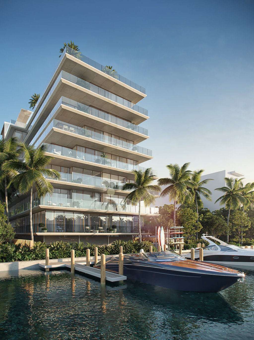 This exclusive haven provides seamless embarkation and disembarkation for yacht owners, offering unparalleled convenience and sophistication. Relish in the elegant atmosphere and set sail on the maritime adventures from the comfort of an elite residence.