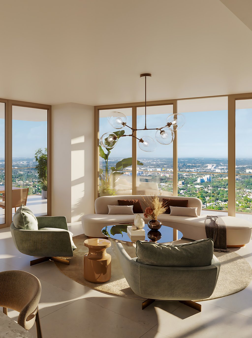 Miami Tropic Residences, an architectural masterpiece by Arquitectonica, presents a sophisticated blend of modern design and tropical elegance. With 49 floors and a total of 338 units, this residence offers an impressive range of living spaces from 1,000 to 4,073 square feet, with options for one to four bedrooms. The expansive terraces and floor-to-ceiling windows create an airy ambiance, inviting natural light and city views, while the strategic development by Terra & Lion Development Group ensures a refined lifestyle in the vibrant city of Miami.
