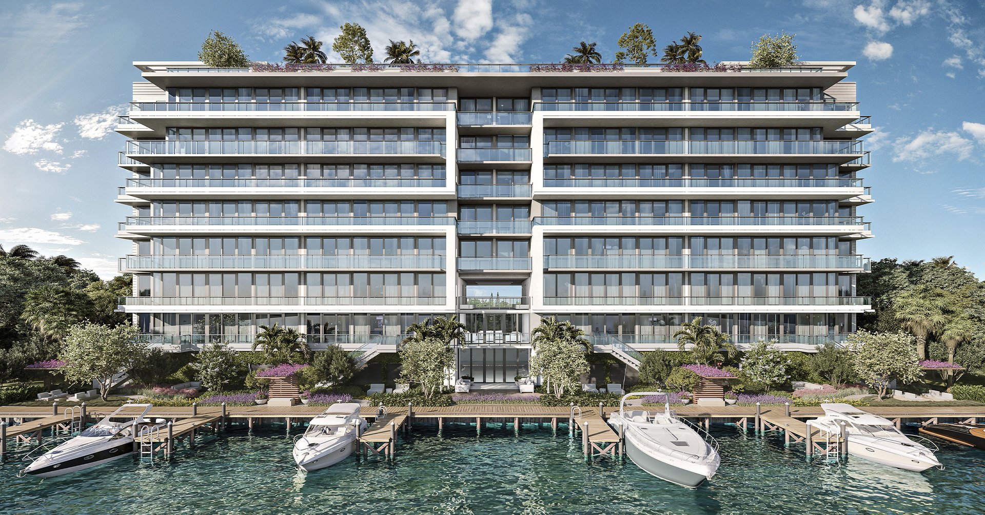 A dedicated space with boat slips exclusively for residents with direct ocean access for boating and water activities via the Haulover Inlet. Water sports equipment is also provided to residents.