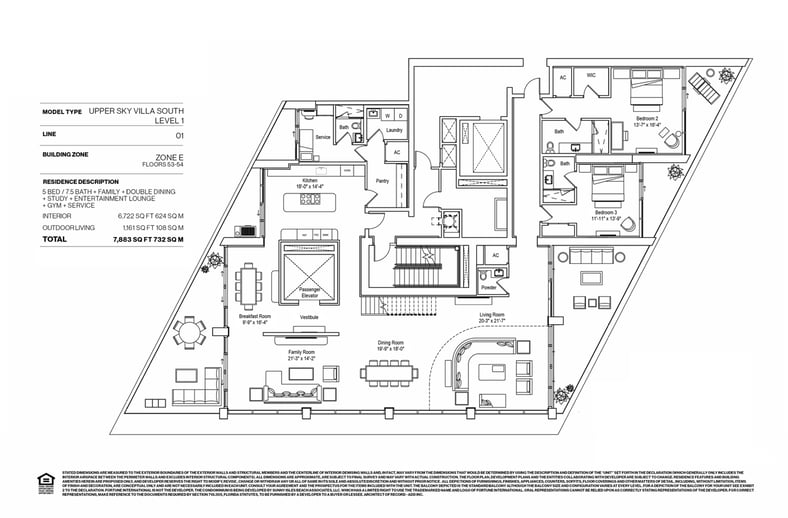 UPPER SKY VILLA SOUTH LEVEL 1