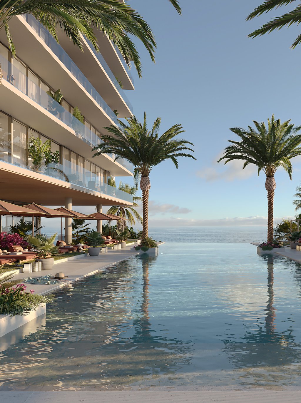 Indulge in the comfort of a sunset pool, complete with exceptional food and beverage services, and a fully-equipped outdoor kitchen. Pamper yourself in the spa, which incorporates a range of facilities, including saunas, hammams, hydro pools, and cold plunge pools.