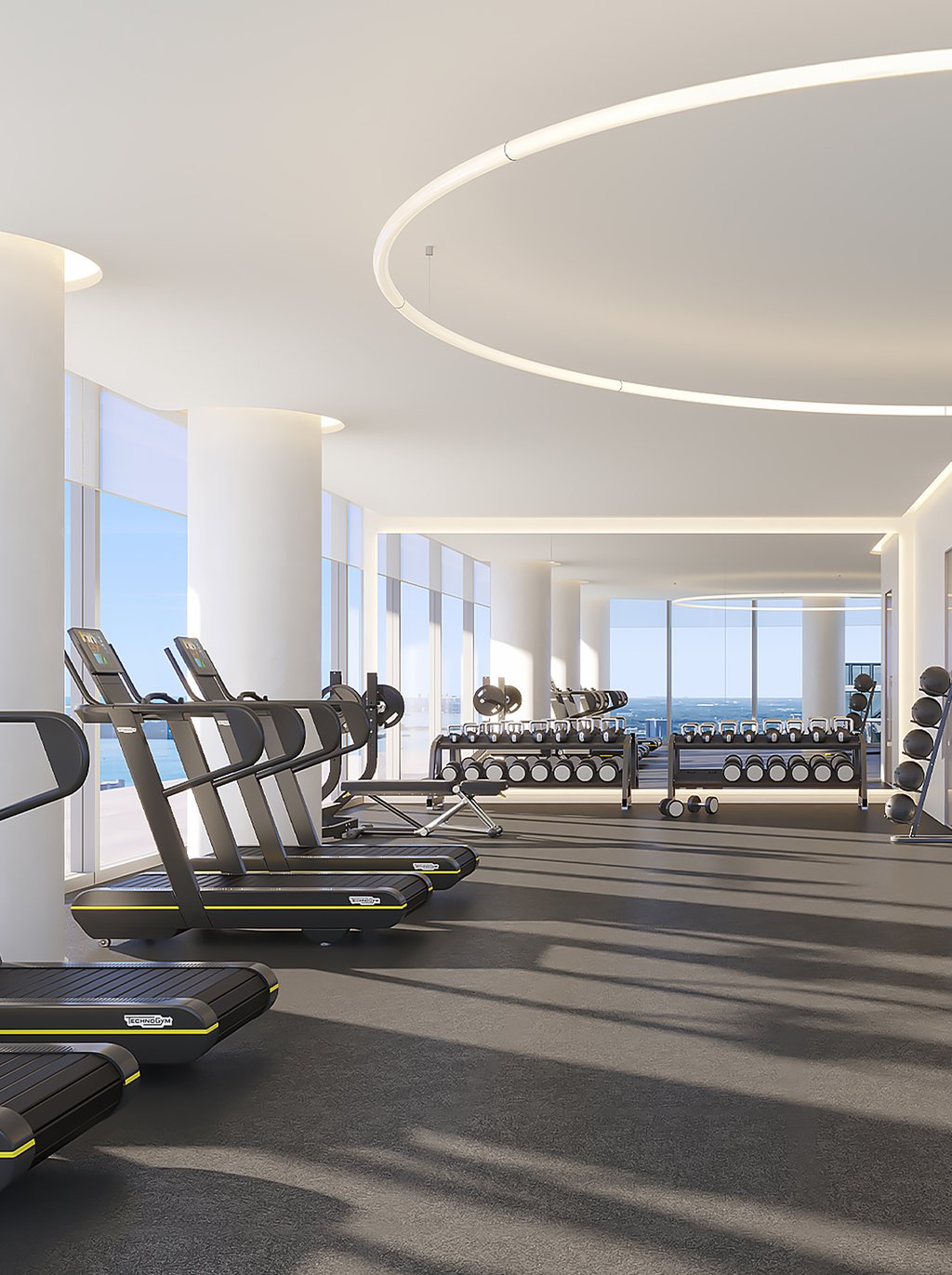 A state-of-the-art Fitness Center & Yoga Studio, and a full spa treatment program serviced by EDITION® to relax your senses. The condominium also features a full-service poolside Lounge and Bar to relax, which connects seamlessly to the cabana-lined bayfront pool.