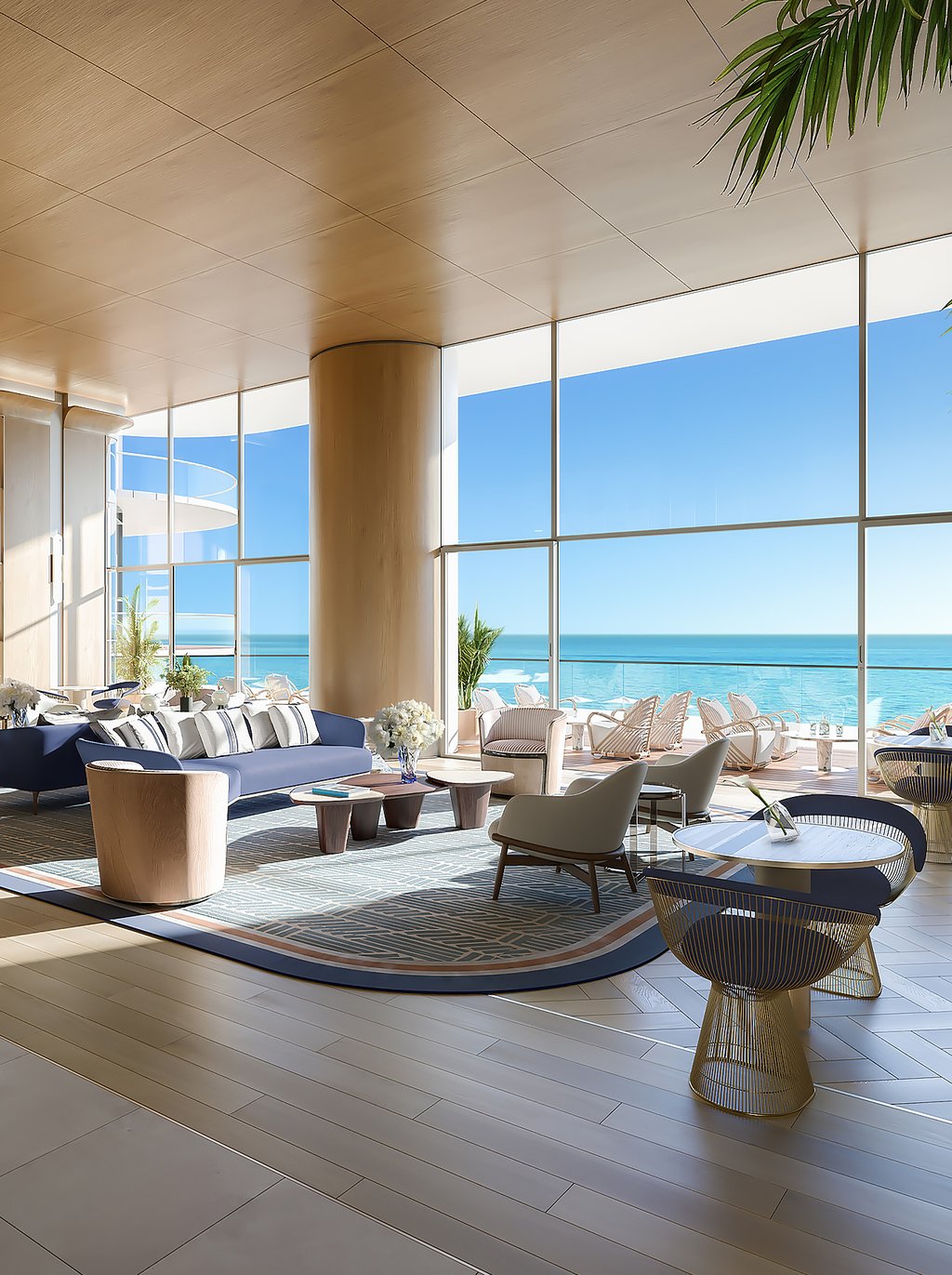Nestled along 435 linear feet of pristine beach, The St. Regis® Residences in Sunny Isles Beach, Miami, signifies the epitome of refined living. This luxurious development features skyline-defining architecture, visionary style, impeccable craftsmanship, and the renowned St. Regis® service, offering a unique experience of effortless extravagance. Comprising two towers, 62 floors, and 352 exclusive residences, as well as a beach club, St. Regis® exemplifies innovation and dedication to superior service, making it an ultra-glamorous project.