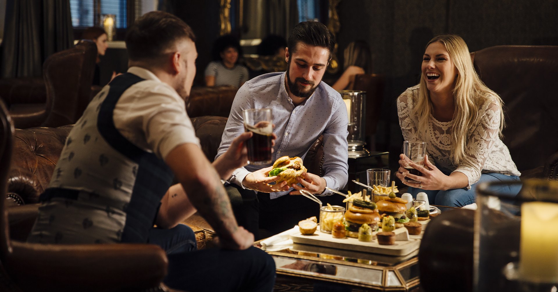 These spaces include an elegant Tea Room for intimate conversations, a sophisticated Lounge for relaxation, a spacious main dining area, an outdoor terrace for al fresco experiences, and a fully equipped catering kitchen.