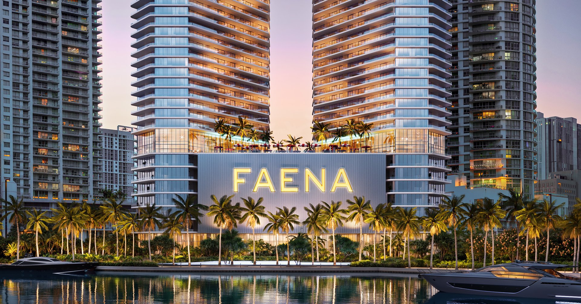 Set within a 14-acre Miami River district with 327 feet of river frontage, Faena Residences Miami holds one of the city’s most strategically connected waterfront positions. Brickell City Centre and Brickell’s financial core are within immediate reach, while private riverfront access and marine concierge programming create direct movement by yacht. It is a Miami address defined by cultural gravity, institutional convenience, and waterfront discretion.