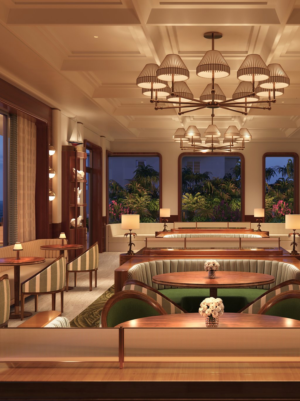 These spaces include an elegant Tea Room for intimate conversations, a sophisticated Lounge for relaxation, a spacious main dining area, an outdoor terrace for al fresco experiences, and a fully equipped catering kitchen.