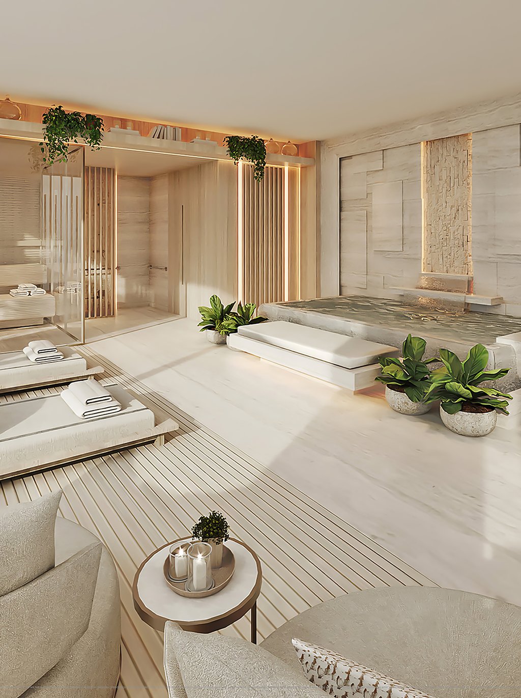 With a focus on health and wellness, this impressive project provides an exceptional opportunity to maintain an active and restorative lifestyle, ensuring everything that is needed for a dynamic workout experience, in alliance with the best nearby fitness places.