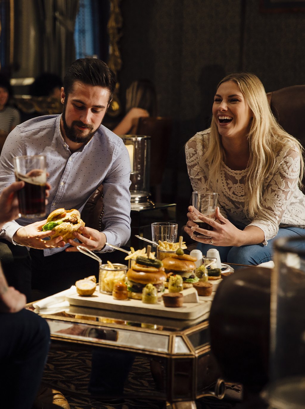 These spaces include an elegant Tea Room for intimate conversations, a sophisticated Lounge for relaxation, a spacious main dining area, an outdoor terrace for al fresco experiences, and a fully equipped catering kitchen.