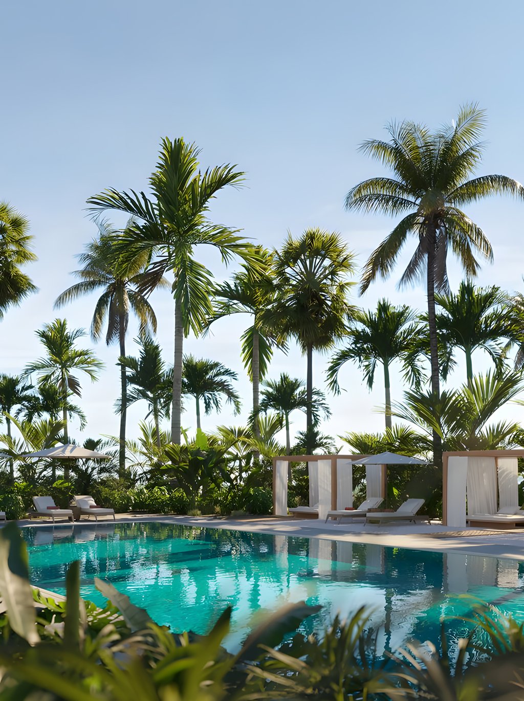 Shore Club includes three expansive pool decks for hotel and residential use as part of the new collection of amenities.
