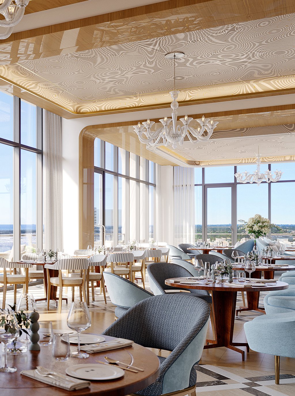 Visitors will be delighted by an exquisite dining experience with the Bellini Restaurant. Complementing the upscale setting, Bellini Café and Mr. C's gourmet trattoria invite guests to indulge in mouthwatering culinary masterpieces.