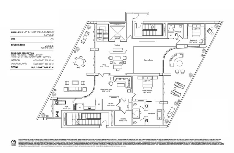 UPPER SKY VILLA CENTER LEVEL 2