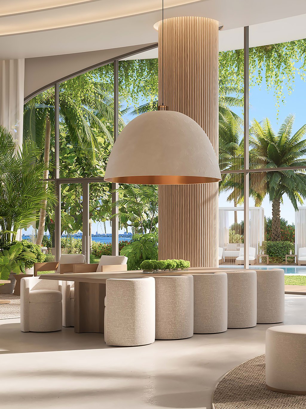 Enjoy the on-site Fine Dining Restaurant with Catering Kitchen or schedule your own social gatherings in the Private Dining Room with panoramic views of the Miami Skyline.