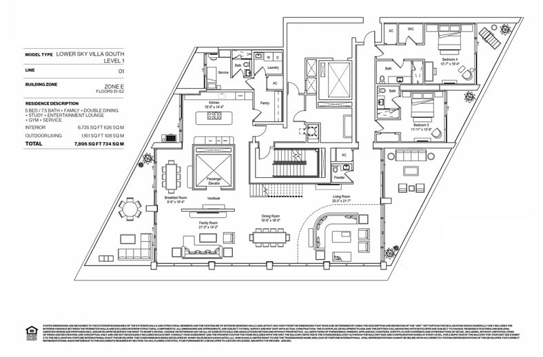 LOWER SKY VILLA SOUTH LEVEL 1