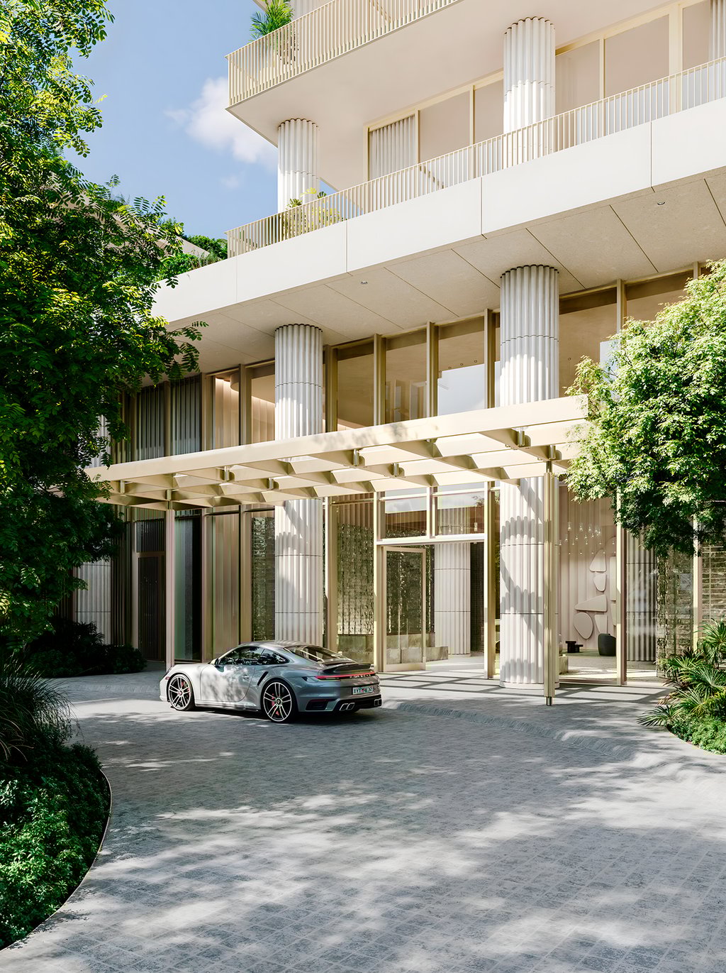 A hotel component elevates daily life with concierge-style support, discreet arrival, and service-minded staffing. Seamless assistance for reservations, arrivals, and day-to-day needs complements the calm privacy of the residences, bringing a hospitality sensibility, and an extra layer of ease, to a design-led home.