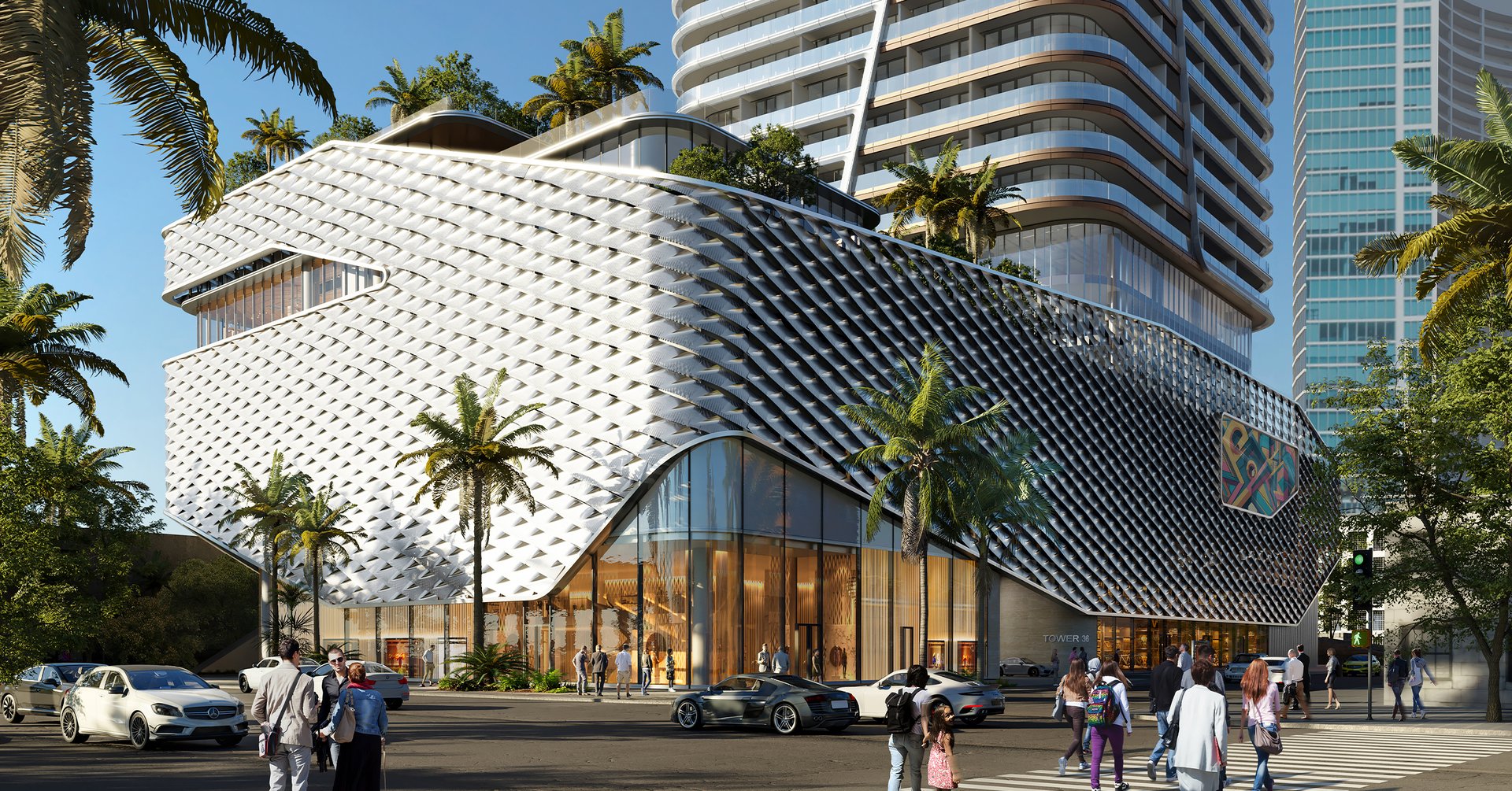 Developed by One Thousand Group, Anantara Residences Miami Edgewater brings together architecture by Kohn Pedersen Fox with interiors by Studio Urquiola, founded by Patricia Urquiola. Landscape architecture is by PlanD Landscape Architects (P Landscape), with an approach described as immersive and nature-led. The Anantara brand anchors a hospitality-led environment with wellness, vitality, and intuitive service as defining themes.