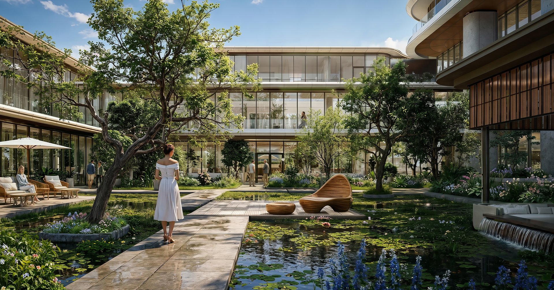 A dedicated Vitality and Longevity Center supports a comprehensive wellbeing philosophy with spa and wellness rooted in Anantara healing traditions. Amenities include a strength and functional training studio equipped by Technogym, Pilates and reformer studio, yoga and stretching spaces, diagnostics and protocol lounges, and recovery features such as cryotherapy, hyperbaric oxygen, and hot and cold therapy pools.
