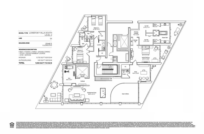 LOWER SKY VILLA SOUTH LEVEL 2