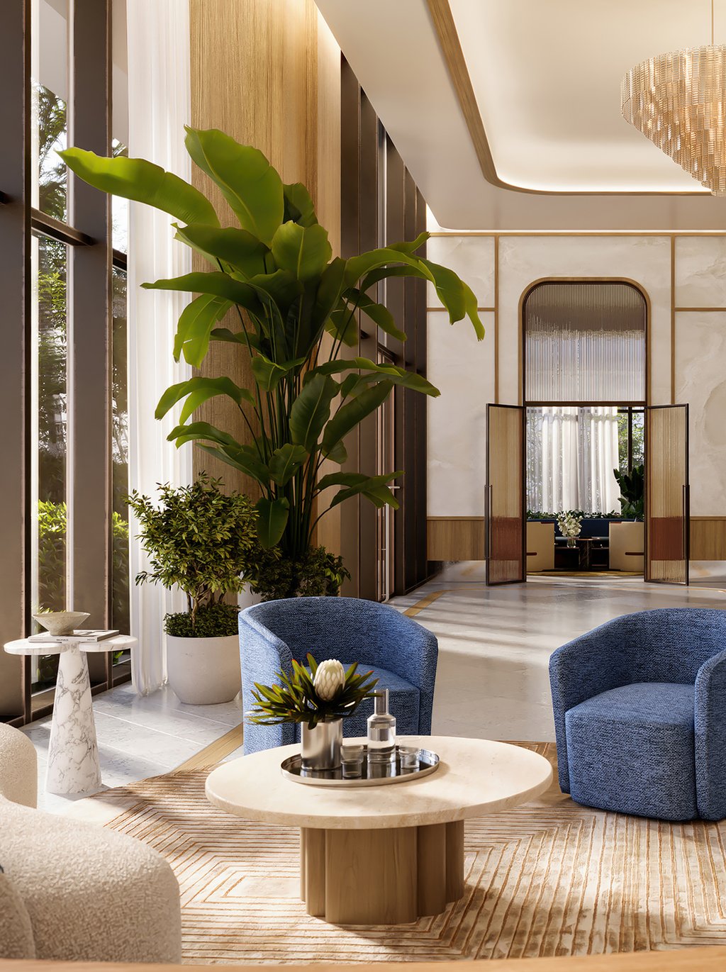 Mr. C Residences West Palm Beach, situated within half-a-mile of the Kravis Center for the Performing Arts and the Palm Beach County Convention Center, is one of the city's most exciting new developments in years. Designed to showcase local culture, this destination will cater to discerning Florida residents and visitors from both the United States and abroad. Emphasizing the art of refined living, Mr. C Residences are at the heart of sunlit West Palm Beach, offering a fusion of style, artistry, attentive service, and impeccable refinement. The development encapsulates comfort, cuisine, European grace, and understated charm, providing an unparalleled experience for those who appreciate the art of living well.