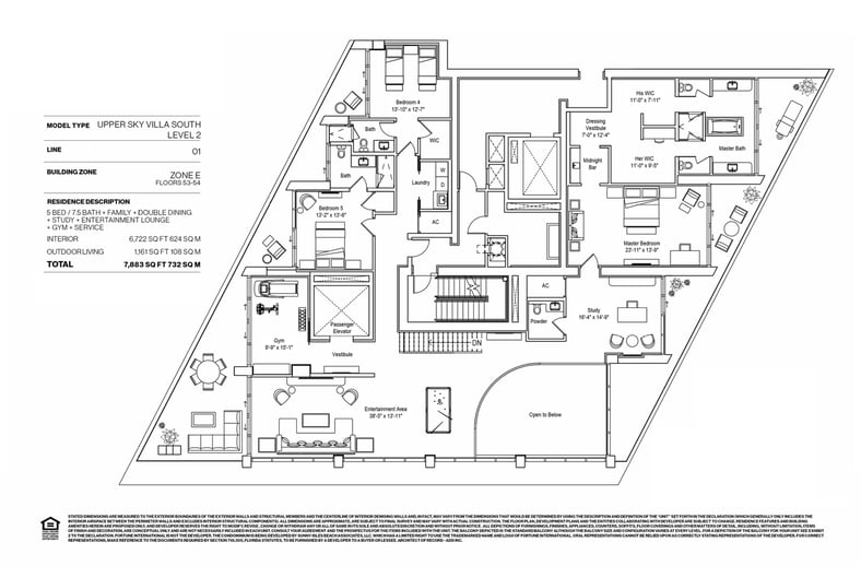 UPPER SKY VILLA SOUTH LEVEL 2