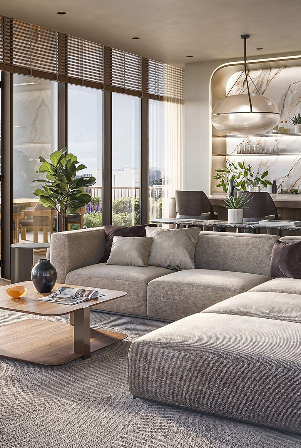 Cora emerges as a unique haven where Mediterranean sophistication seamlessly blends with a modern focus on wellness in Coral Gables. Offering a lifestyle designed for balance and vitality, featuring residences with high ceilings and expansive terraces, complemented by luxurious finishes like Italkraft kitchens. This majestic development integrates advanced air and water purification, biophilic design, and cutting-edge smart home health monitoring.