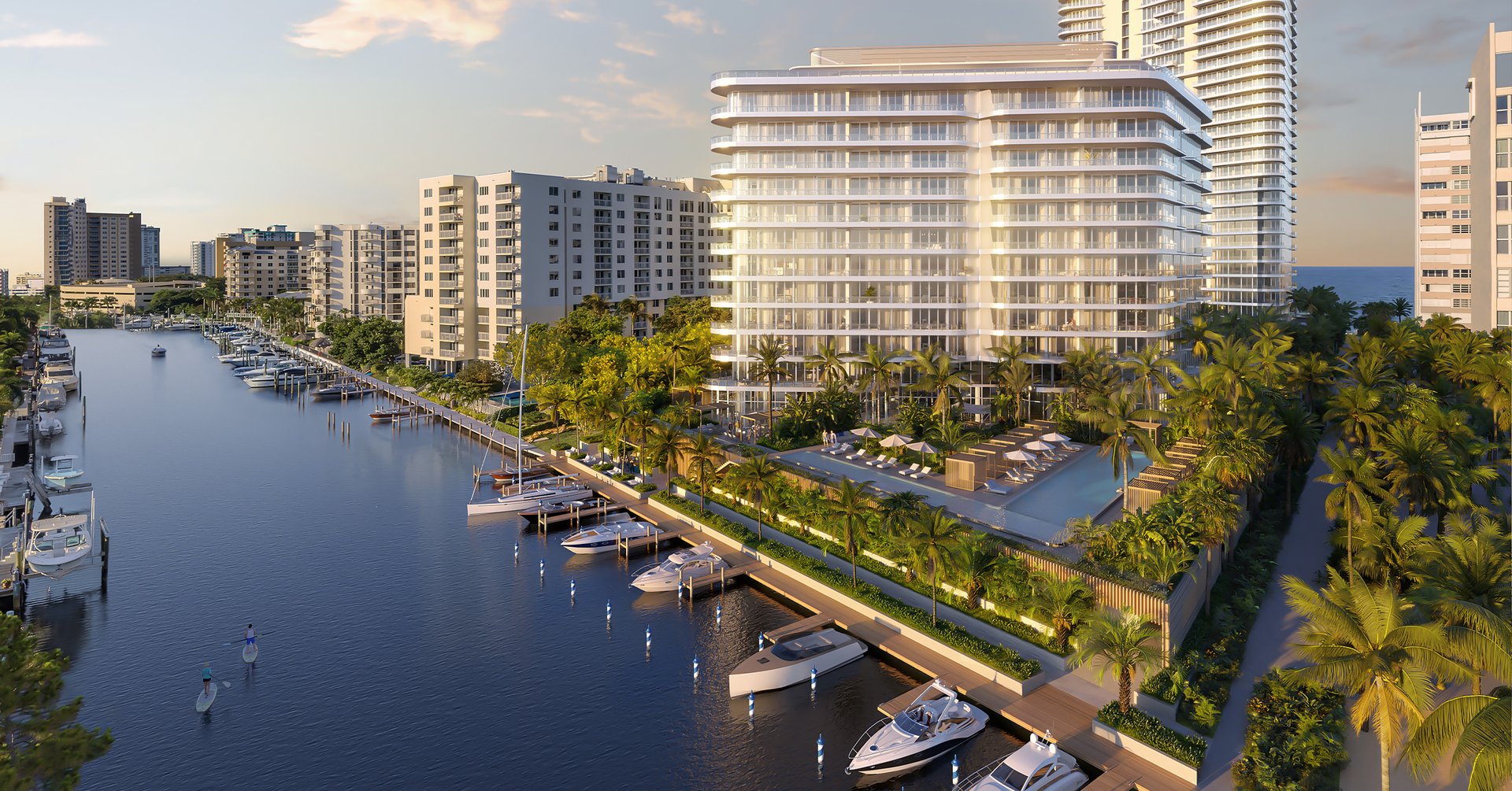 Including boat slips, a private marina and beach services. Also featuring a pickleball court, private cabanas and a grilling area, among many other outdoor amenities.