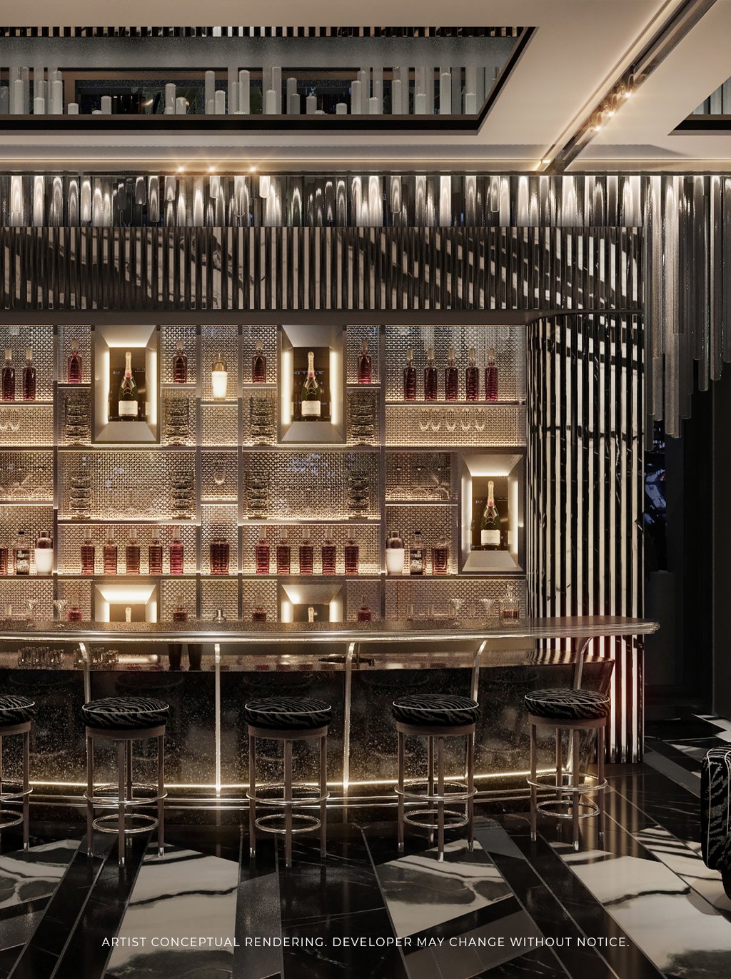 The Dolce&Gabbana bar lounge promises to be a celebration of style, luxury, and quintessential Italian hospitality, delivering guests an unforgettable sensory journey that embodies the brand's ethos and unwavering dedication to excellence.