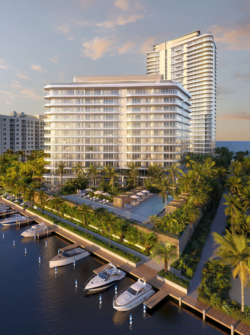 Including boat slips, a private marina and beach services. Also featuring a pickleball court, private cabanas and a grilling area, among many other outdoor amenities.