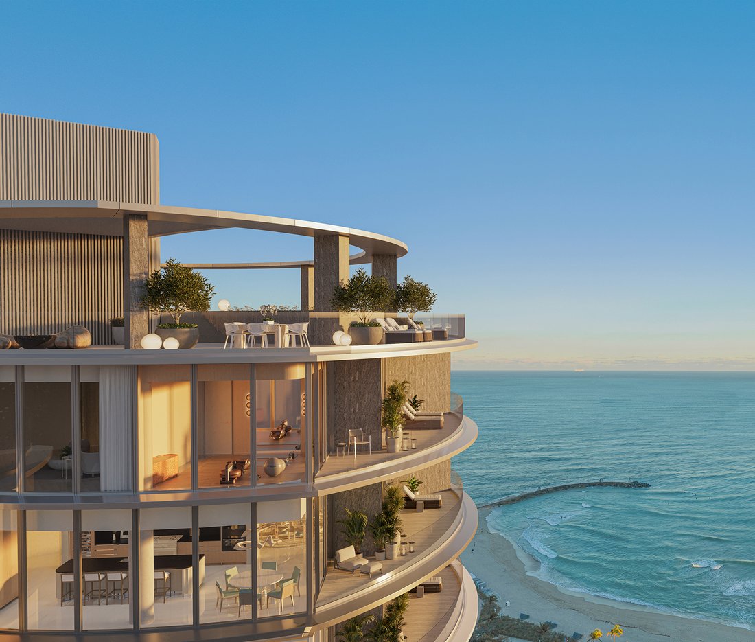 An oceanfront ultra-luxury residence on the South Florida coast